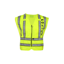 Colete de segurança reflexivo ANSI Hi-Viz Classe 2 com zíper